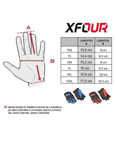 Guantes Cross Infantil X-Four