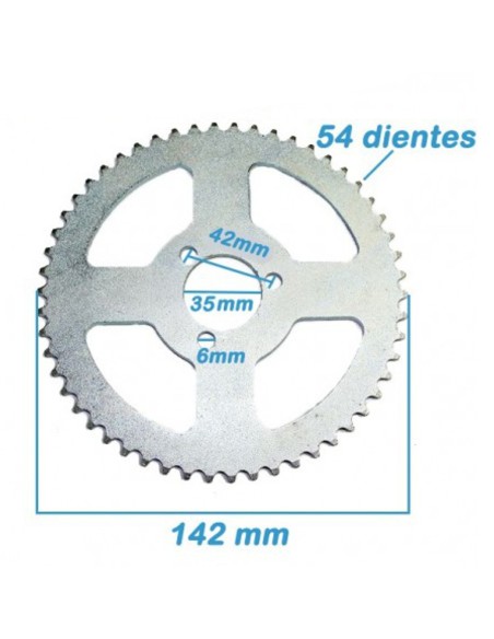 Plato de 54T H35 35mm T8F