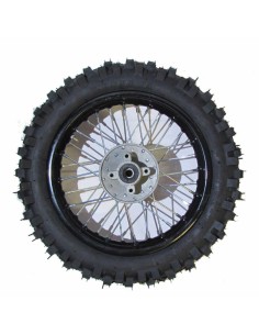 Rueda completa pit bike 12 Trasera