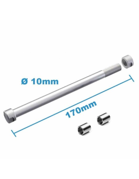 Eje rueda trasera 170x10mm