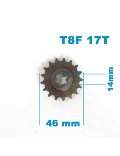 Piñon de Salida 17T 14mm T8F