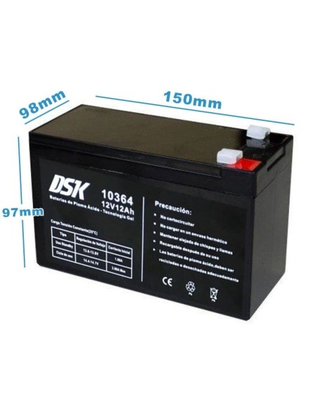 Bateria 12v 12ah patinete